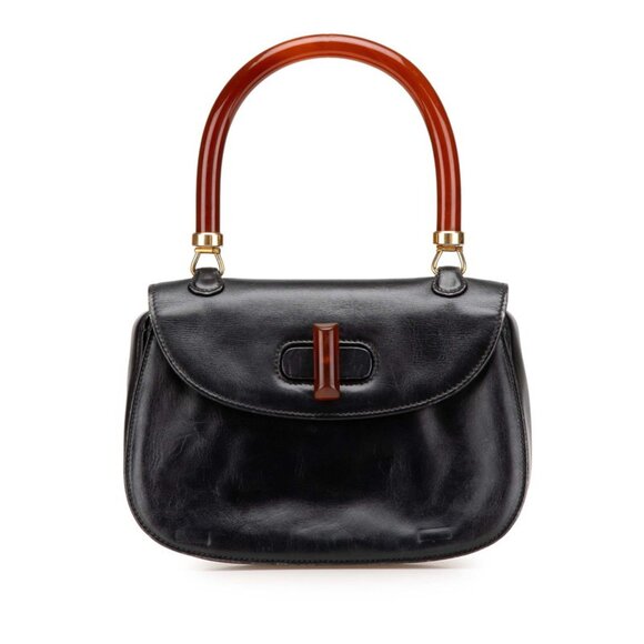 GUCCI Black Leather Bag